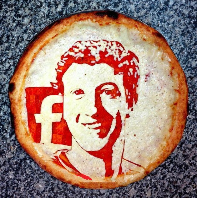 mark zuckerberg pizza facebook
