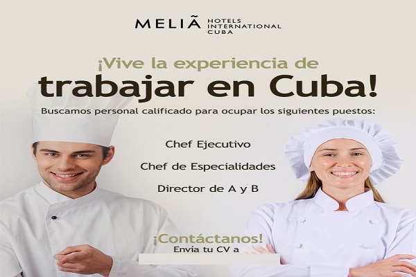 Hospitality job in Cuba